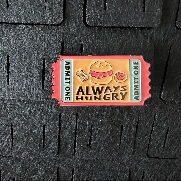 Always Hungry Enamel Pin - Picture 2 of 2